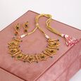 Enchanting Peacock Feather Necklace Set 6