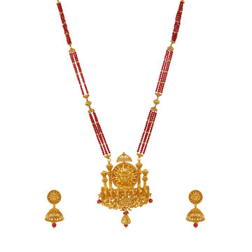 Tanishq 22 KT Gold Necklace Set for Women