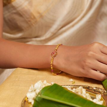 Floral Mani Mala Anklet