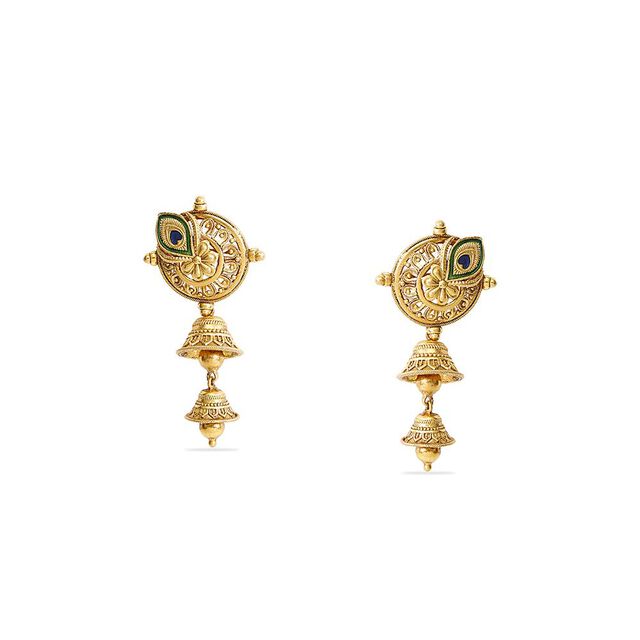 Majestic Aalavattam Inspired Earrings 
