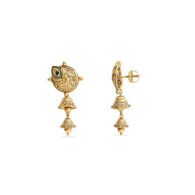 Majestic Aalavattam Inspired Earrings 2