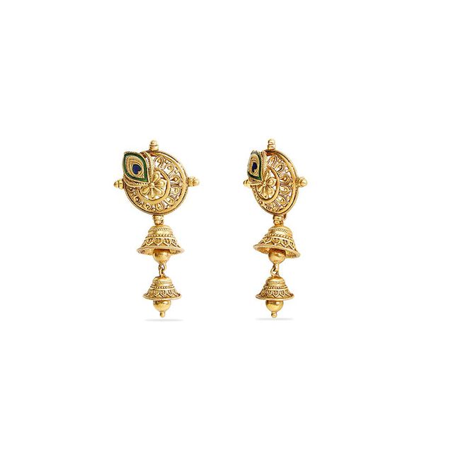 Majestic Aalavattam Inspired Earrings 4