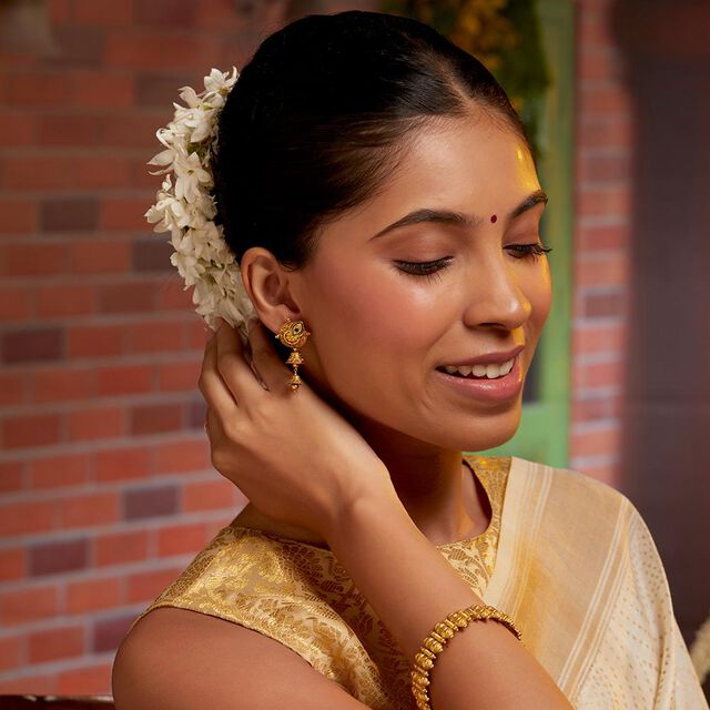 Majestic Aalavattam Inspired Earrings 5
