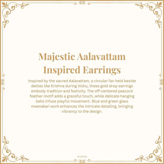 Majestic Aalavattam Inspired Earrings 9