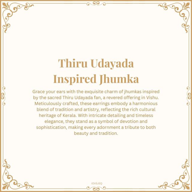 Thiru Udayada Inspired Jhumka 6
