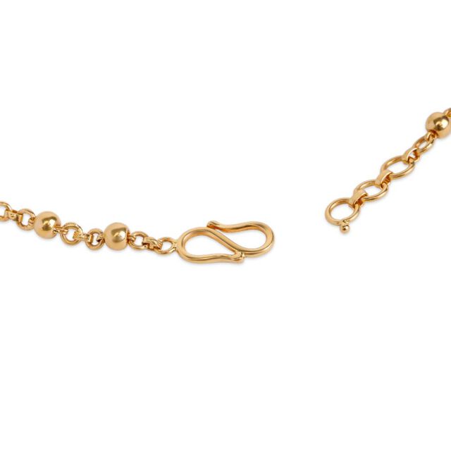 Dazzling Floral Gold Anklet 5