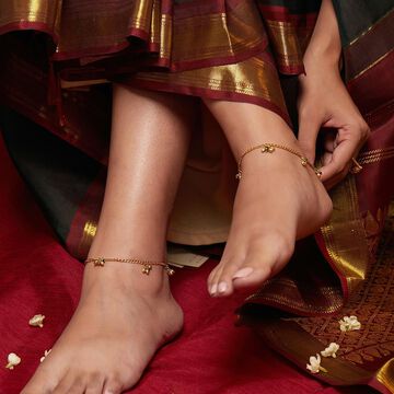 Enchanting Gold Anklet
