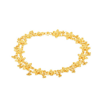 Tanishq 22KT Gold Anklet for Women