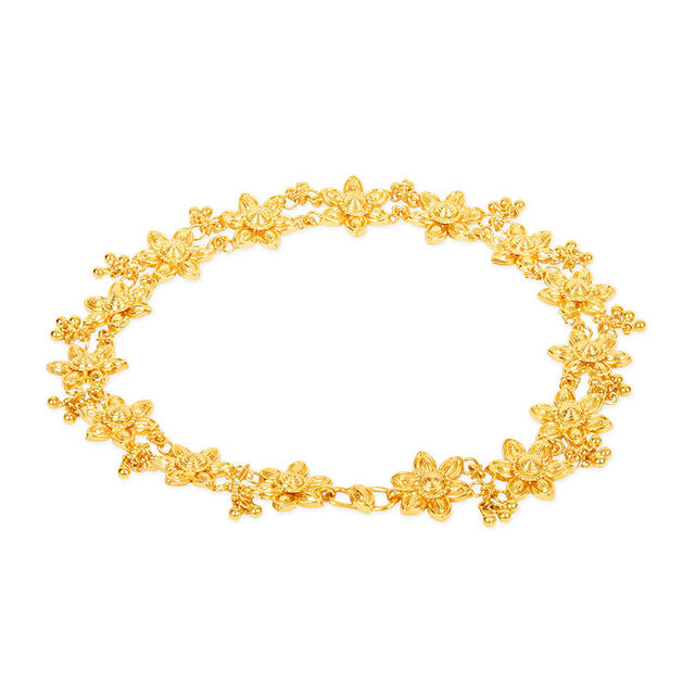 Tanishq 22KT Gold Anklet for Women 2