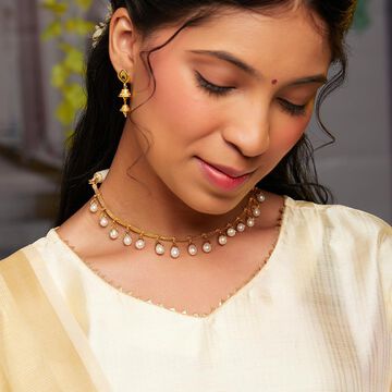 Graceful Mullamottu Necklace