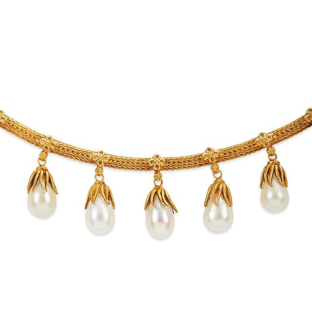 Graceful Mullamottu Necklace 4