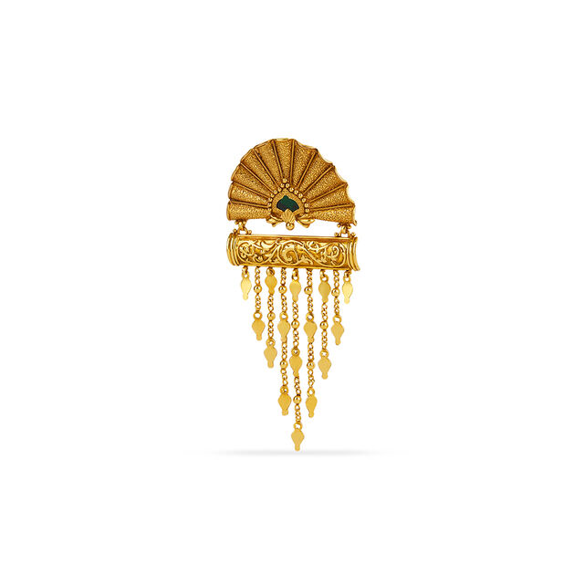 Traditional Gold Ring with Ruby 2