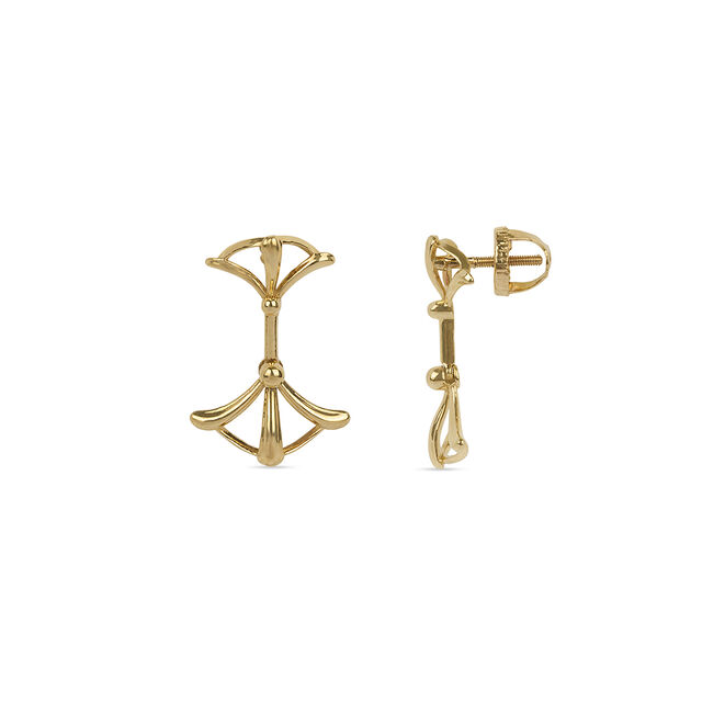Tanishq 22KT Gold Earrings for Women 3