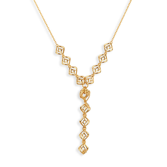 Y-Shaped Jali Necklace 5