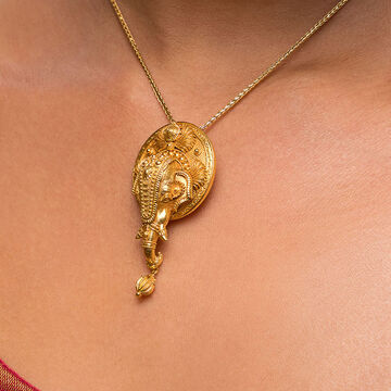 Elephant Nettipattam Pendant