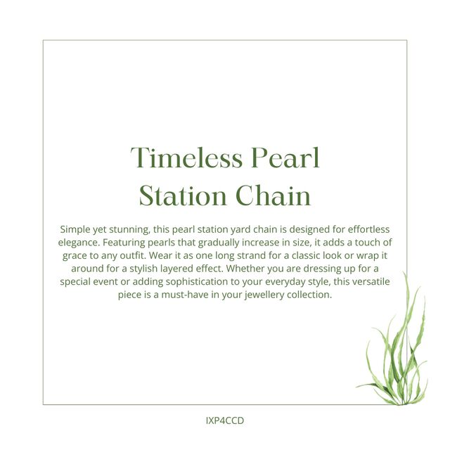 Timeless Pearl Station Chain 6