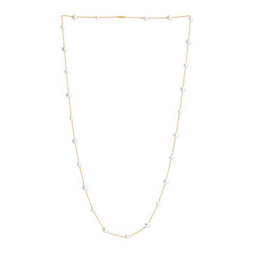 Moonlit Elegance Pearl Chain
