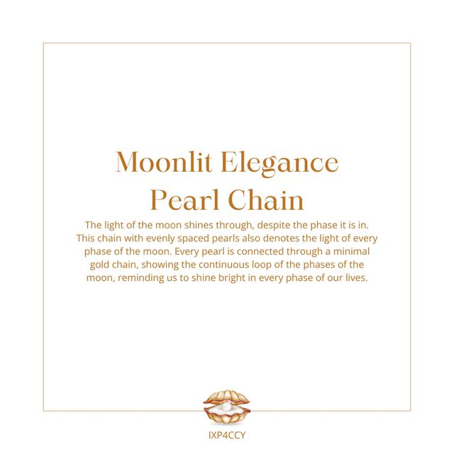 Moonlit Elegance Pearl Chain 6