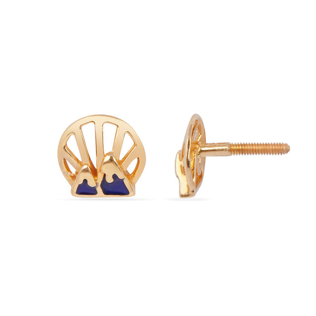 Tanishq 22KT Gold Earrings for Women 2