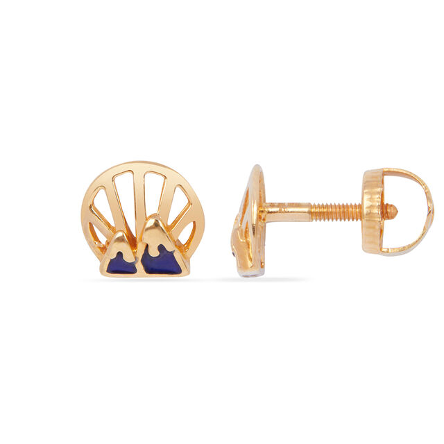 Tanishq 22KT Gold Earrings for Women 3