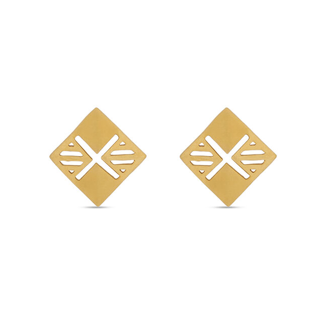 Tanishq 22KT Gold Earrings for Women 