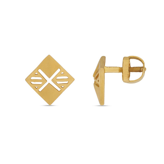 Tanishq 22KT Gold Earrings for Women 2