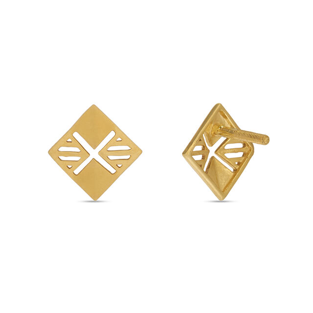 Tanishq 22KT Gold Earrings for Women 4