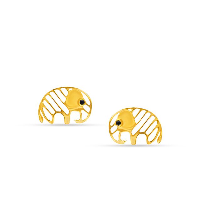 Tanishq 22KT Gold Earrings 