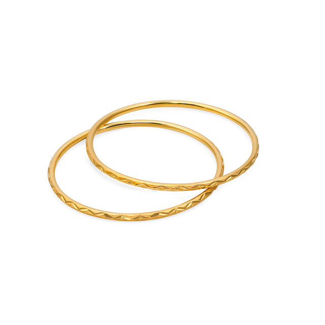 Tanishq 22KT Gold Bangle for Men