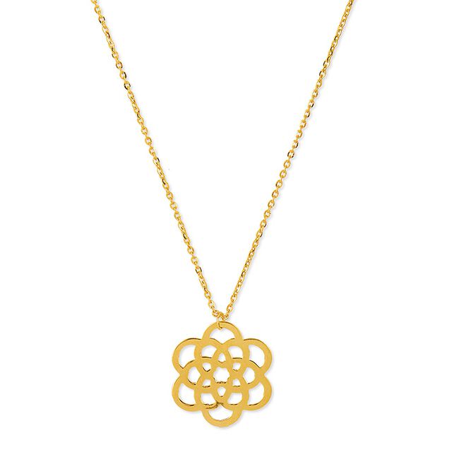 Tanishq 22KT Gold Pendant with Chain