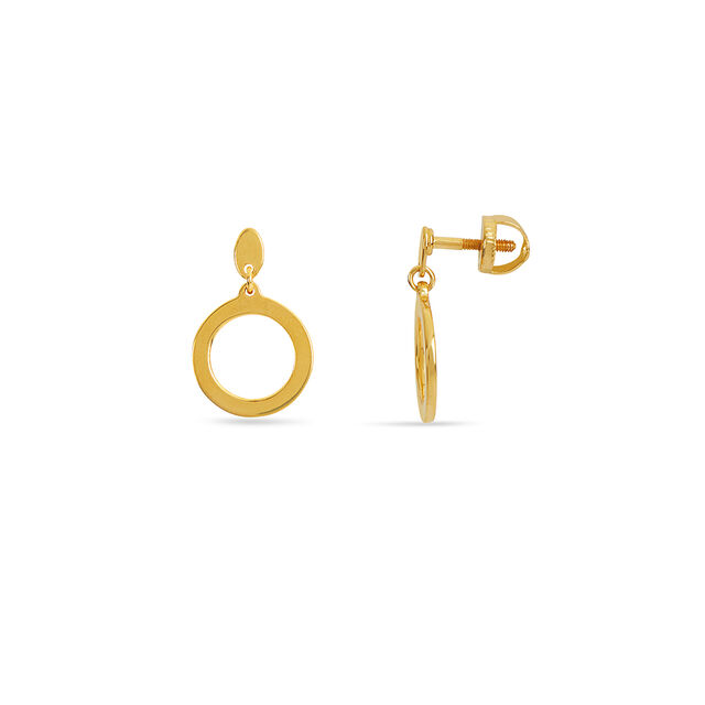 Tanishq 22 KT Gold Earrings for Women 2