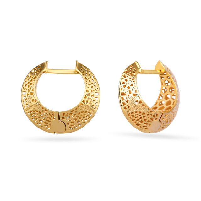 Tanishq 22KT Gold Earrings for Women 2