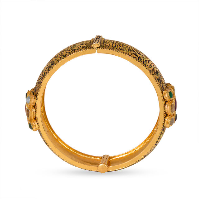 Tanishq 22KT  Gold Bangle  for Women 4