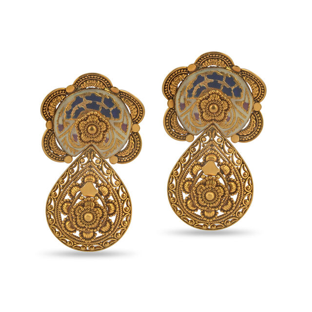 Tanishq 22KT Gold Necklace Set for Women 2
