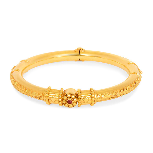 Tanishq 22KT Synthetic Stone Bangle for Women 