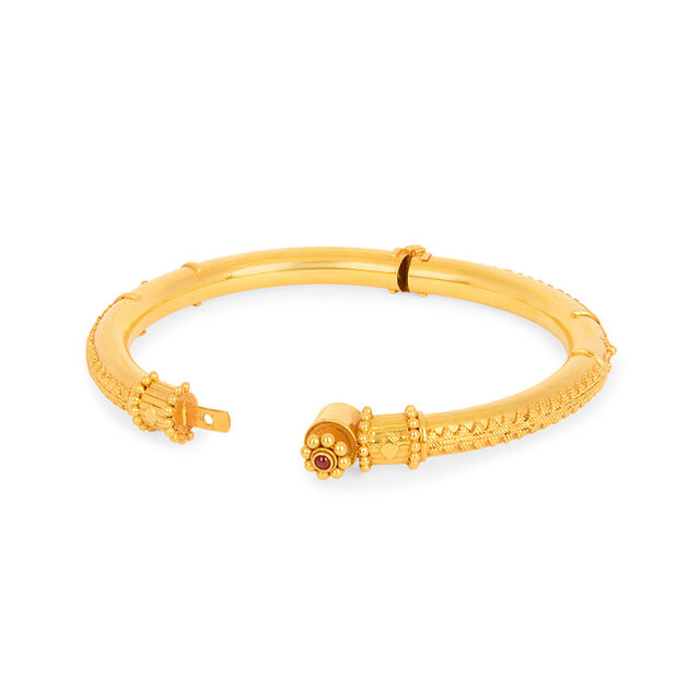Tanishq 22KT Synthetic Stone Bangle for Women 4