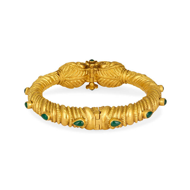 Tanishq 22KT Synthetic Stone Bangle for Women 4