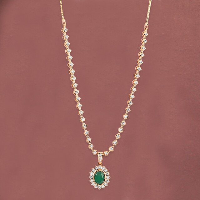 Tanishq 22 Karat Diamond Neklace for Women 