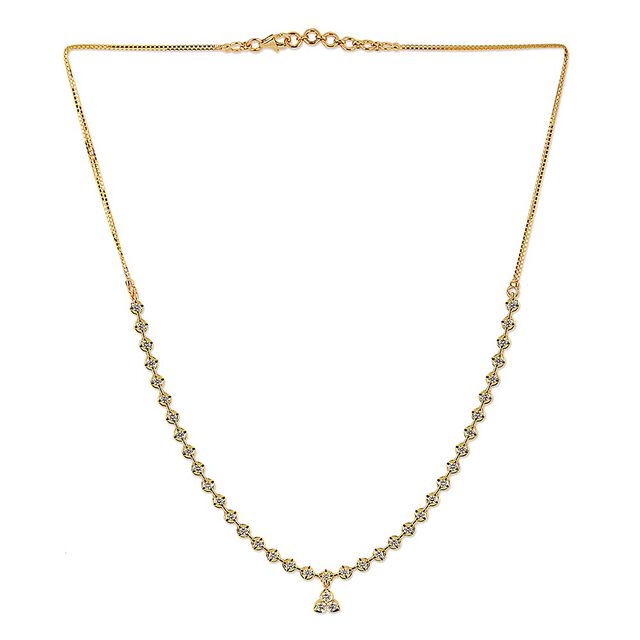 Tanishq 22KT Diamond Necklace for Women