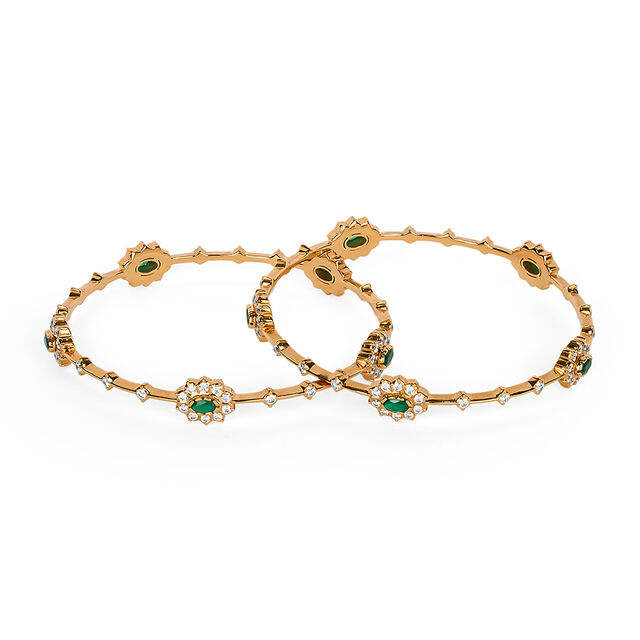 Tanishq 22KT Diamond Bangle for Women 2