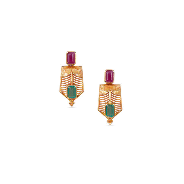 Tanishq 22KT Gold Necklace Set for Men 4
