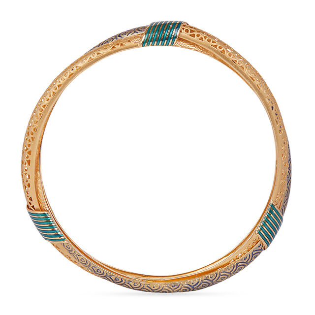 Tanishq 22KT  Gold Bangle  for Women 2
