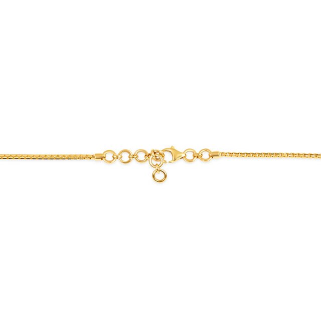 Tanishq 22KT Diamond Chain with Pendant for Women 5