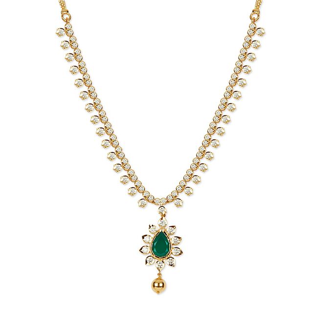 Tanishq 22KT Diamond Necklace for Women