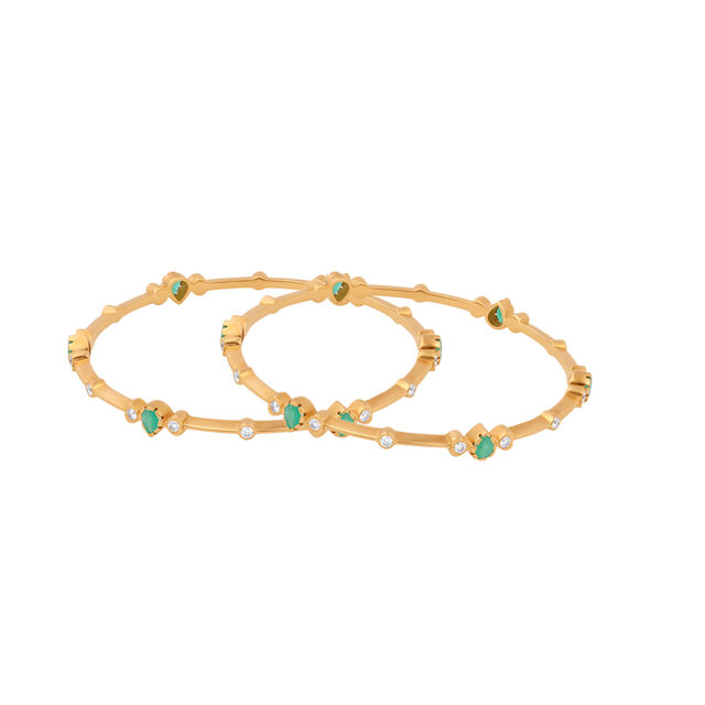 Luxurious South Indian Studded Bangle