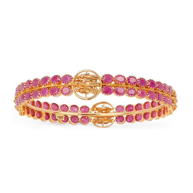 Tanishq 22KT  Gold Bangle  for Women 2