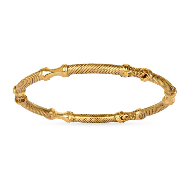 Tanishq 22KT  Gold Bangle  for Women 3