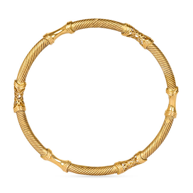 Tanishq 22KT  Gold Bangle  for Women 4