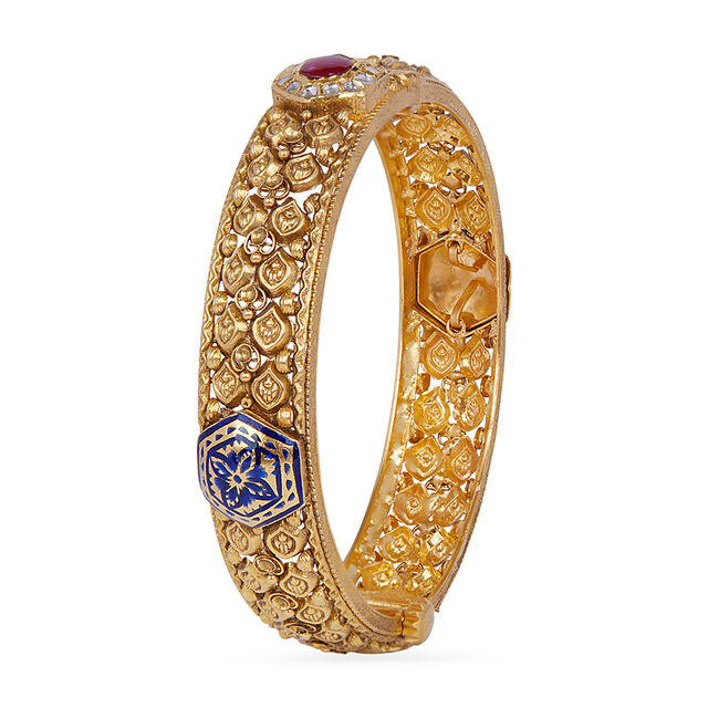 Tanishq 22KT  Gold Bangle  for Women 4