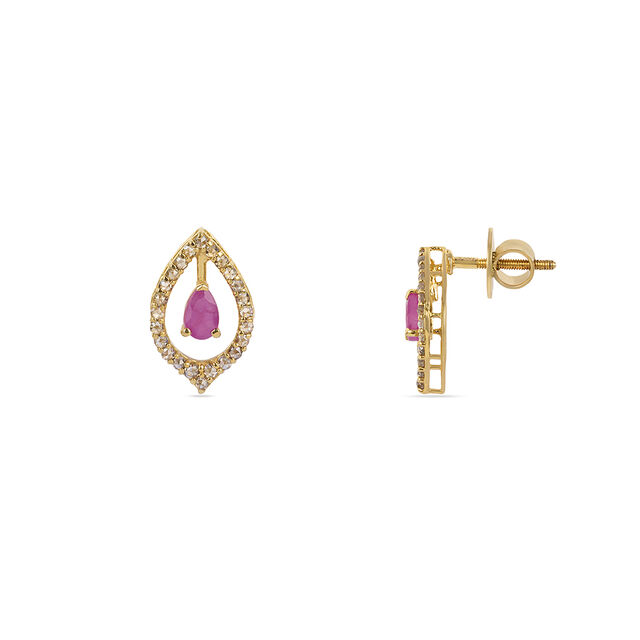 Tanishq 22KT  Pendant and Earrings Set for Women 3